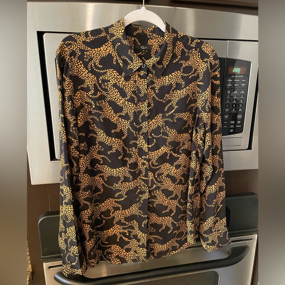RAILS Kate Lynx Silk Blouse